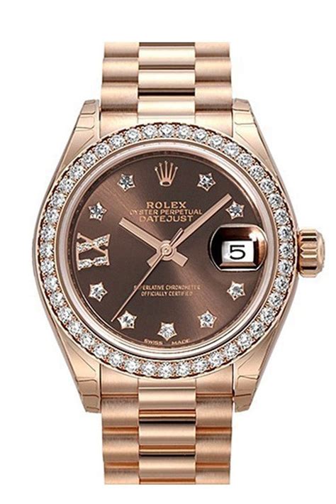 rolex datejust lady rose gold|rolex datejust 28mm rose gold.